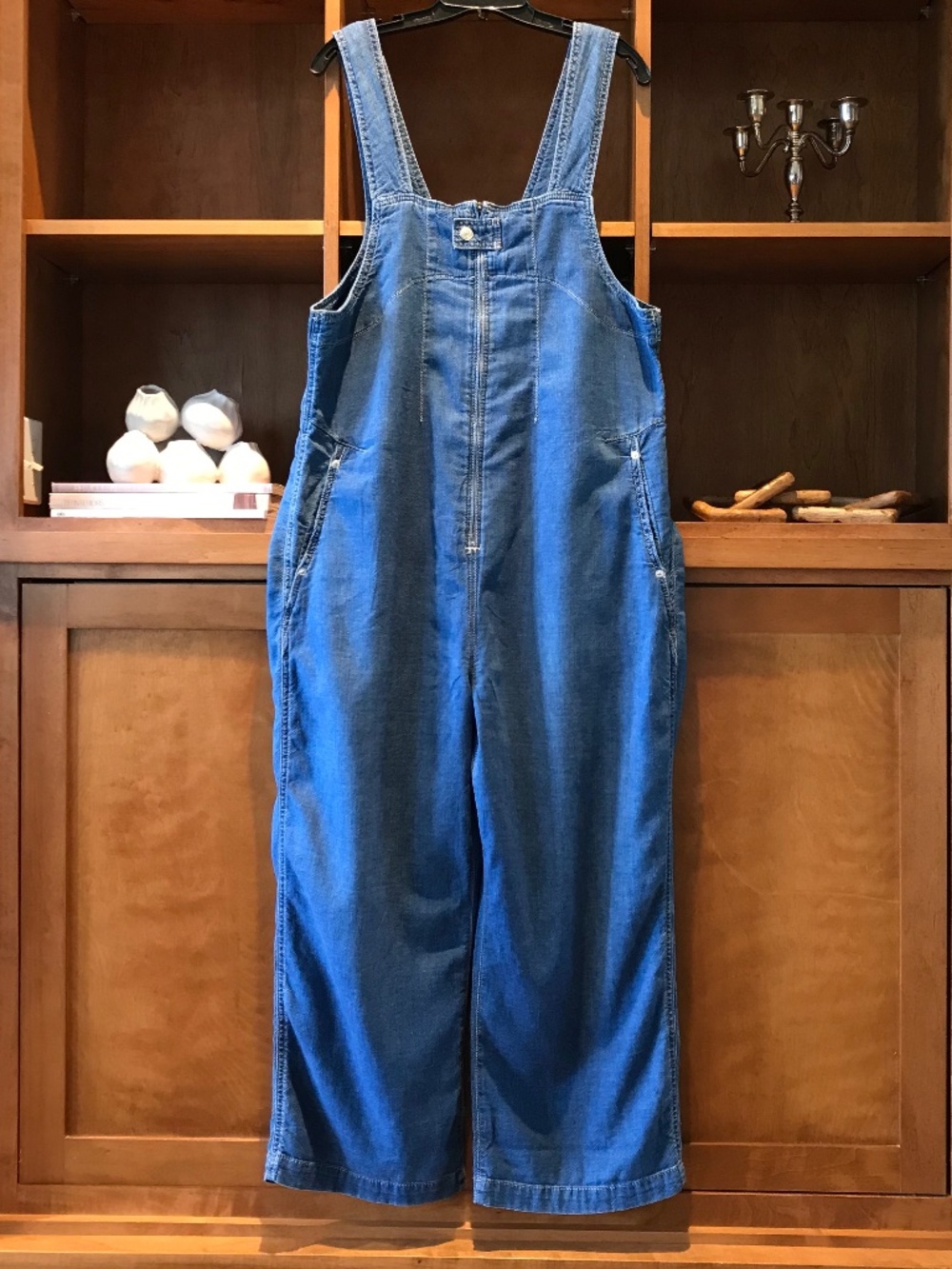 🆕 WE THE FREE JUDE 100% COTTON DENIM ONE PIECE OVERALLS JUMPSUIT - Picture 3 of 16